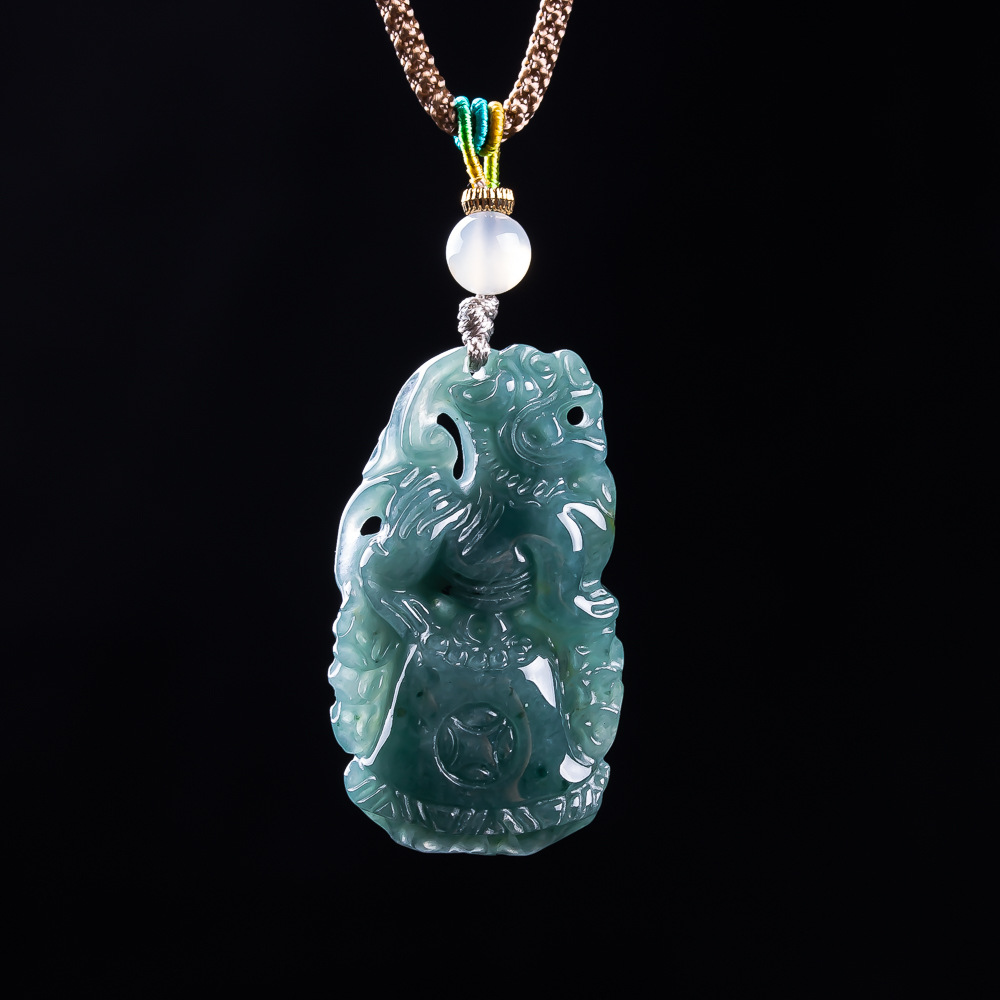 Women'S Vintage Accessories - Colgante Pixiu de Jadeíta Birmana, Talismanes