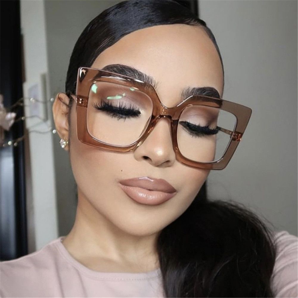 Sunglasses Oversized Square - Gafas de sol cuadradas para mujer,