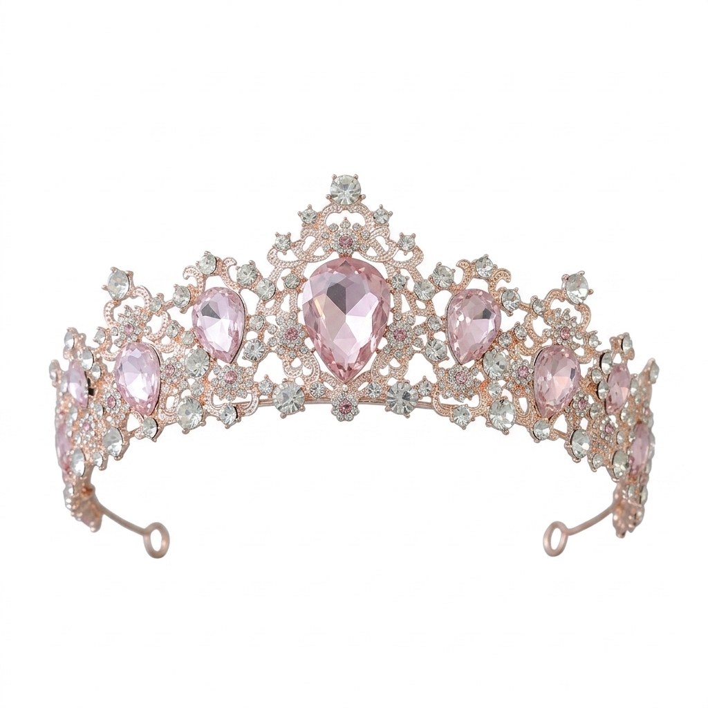 Women'S Vintage Accessories - Elegante Diadema de Tiara para Novia,