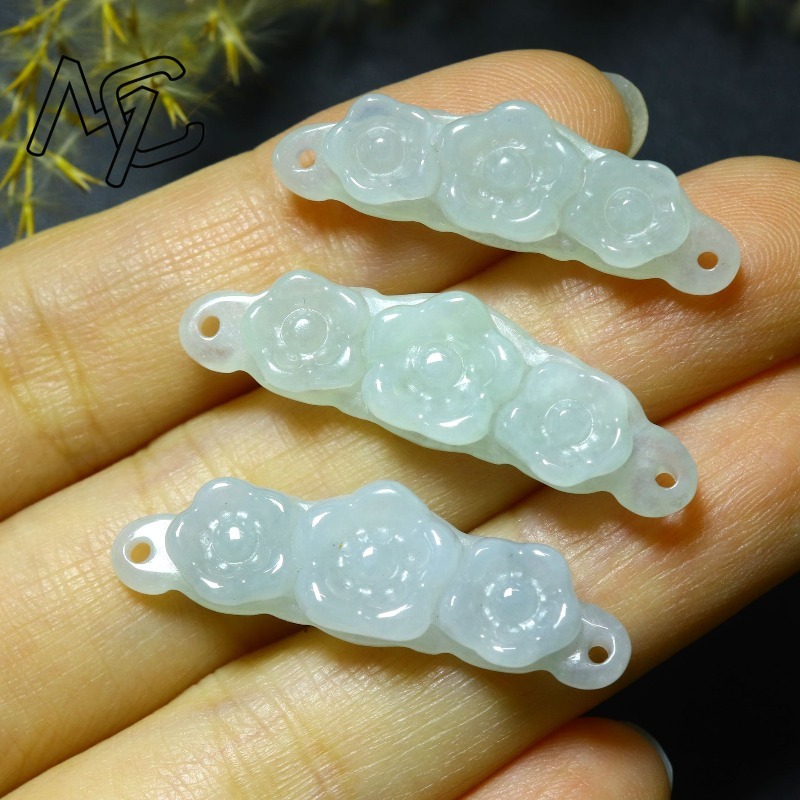 1 ud. Flor de Jadeíta Natural, - Women Accessories Gift reseña y precio