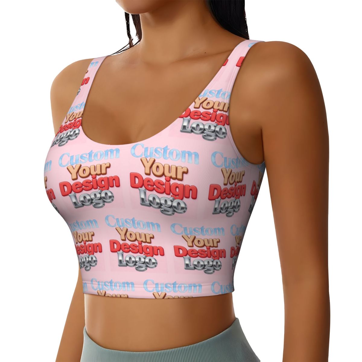 Sujetador Deportivo Personaliz - Women Accessories Logo Design reseña y precio