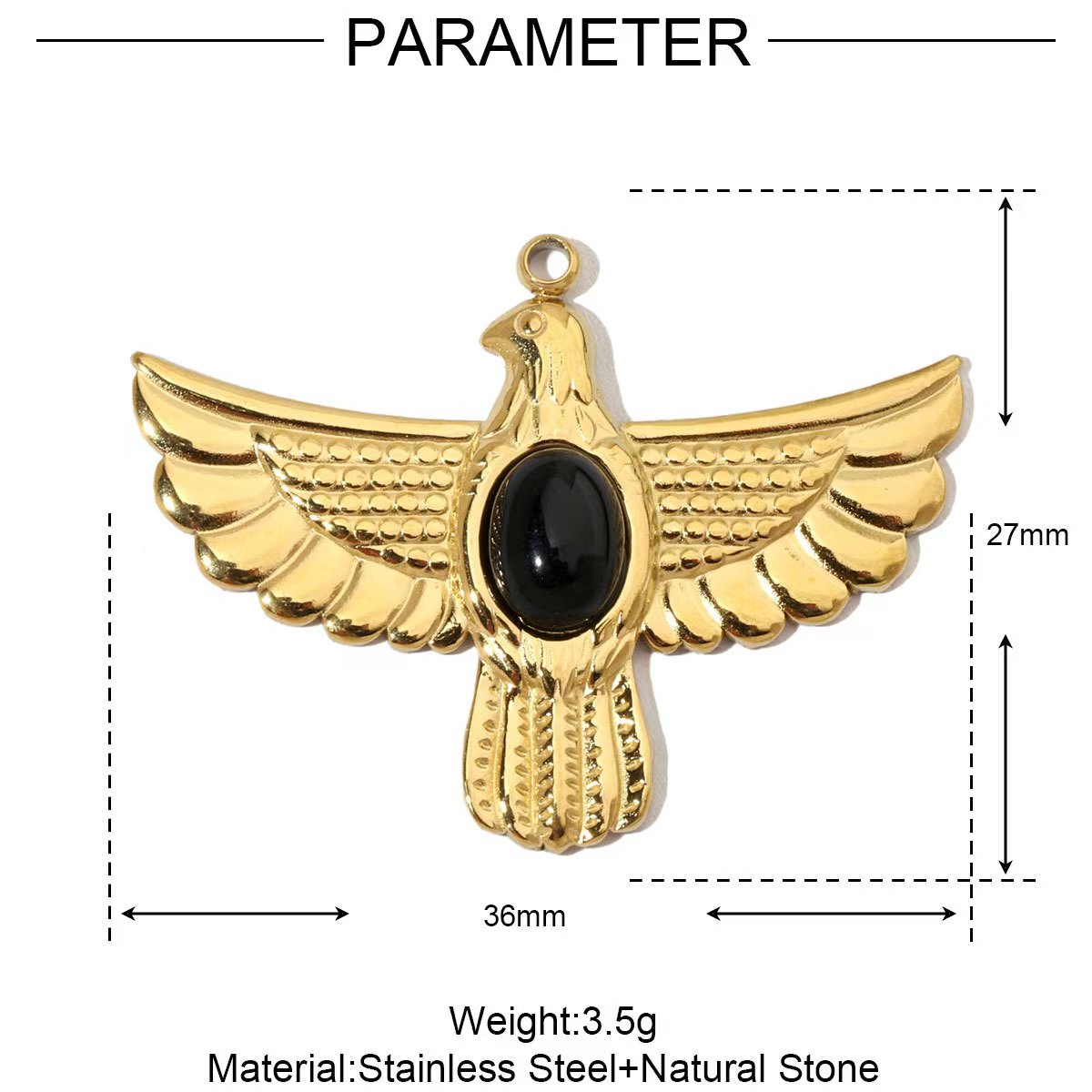 Colgante de águila de acero in - Women'S Eagles Accessories reseña y precio