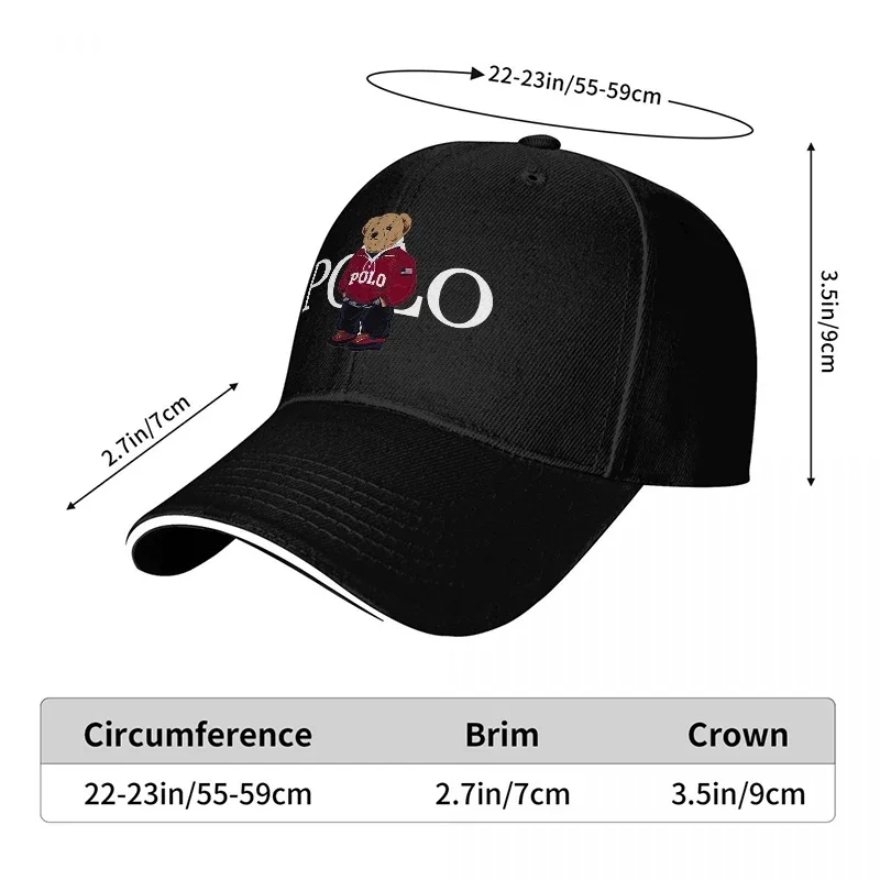 Nueva Gorra de Béisbol Negra c - Women Accessories Logo Design reseña y precio