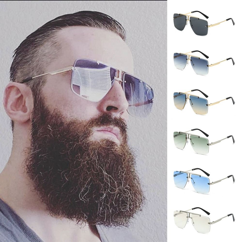 Gafas de sol de doble puente d - Sunglasses Oversized Square reseña y precio
