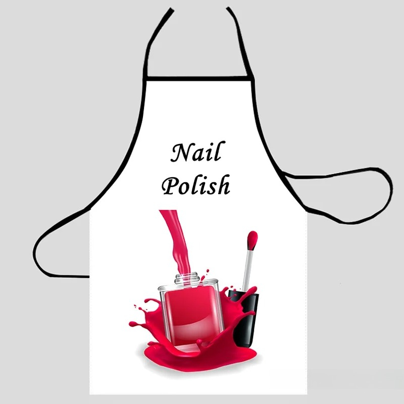 Delantal de esmalte de uñas co - Women Accessories Logo Design reseña y precio