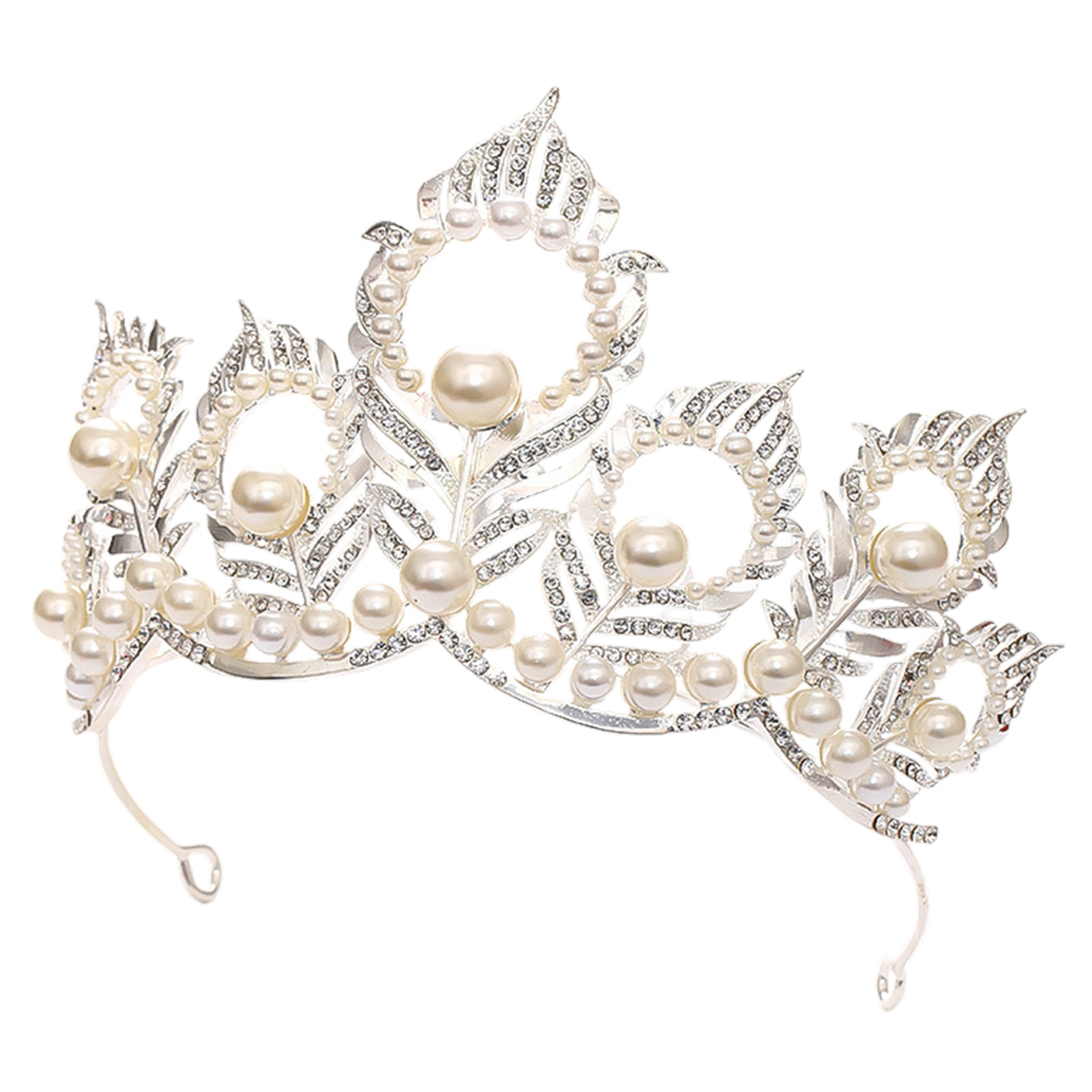 Corona de perlas con plumas de - Women'S Vintage Accessories reseña y precio